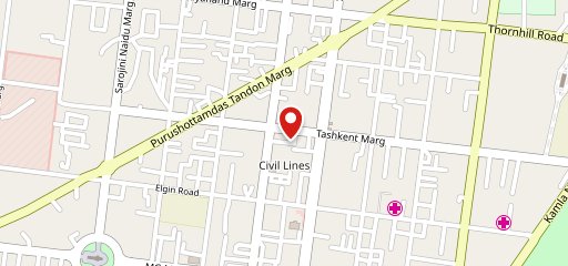 Subway Civil Line Allahabad on map