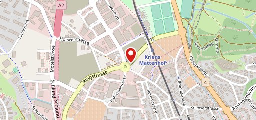 Subway Kriens - Mattenhof sulla mappa