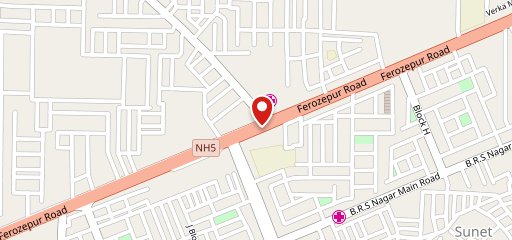 Subway Ferozepur Road on map