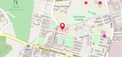 Subway PVR Saket on map