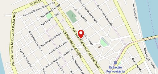 Subway União da Vitória e Havan Porto União no mapa