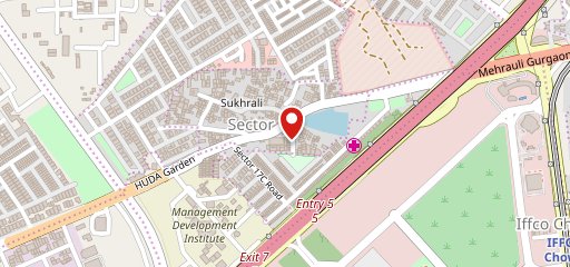 B. Tech chaap wala(sukhrali) on map