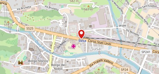 Bar Stazione Susa sulla mappa