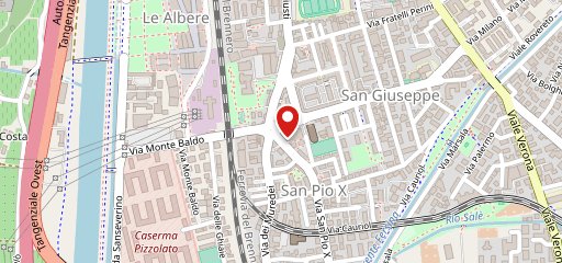 Sushi Daily Trento San Pio X sulla mappa