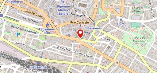 Sushi Shop Lausanne sulla mappa