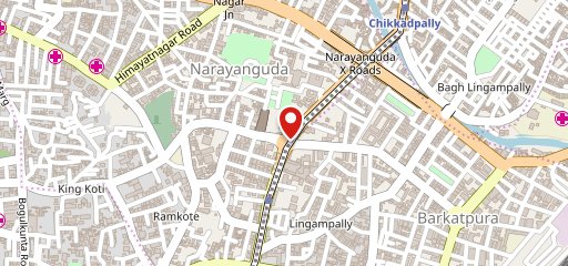 Swiss Castle Bakery, Narayanguda on map