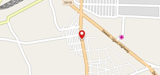 T temple cafe & fast food ujjain on map