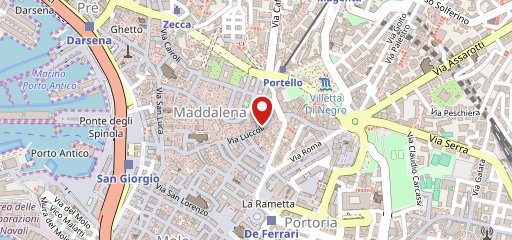 Taggiou Genova sulla mappa