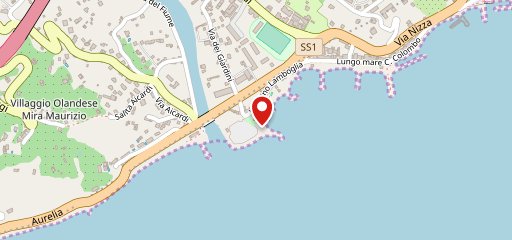 Tapas Beach Imperia sulla mappa