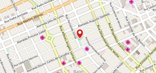 Tartuferia San Paolo no mapa