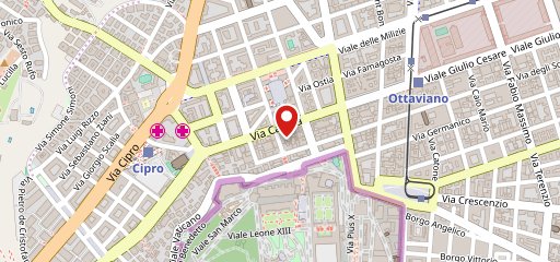 Taverna Lino Cucina Italiana dal 1947 Mura Vaticane sulla mappa