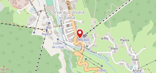 Taverna Posta Zirm sulla mappa