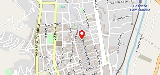 Tavernacolo Cosenza sulla mappa