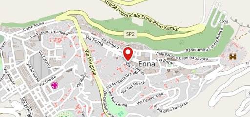 Tavola Calda Pavone sulla mappa