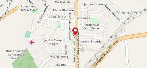 Tchu Tchu Lanches e Pizzas no mapa