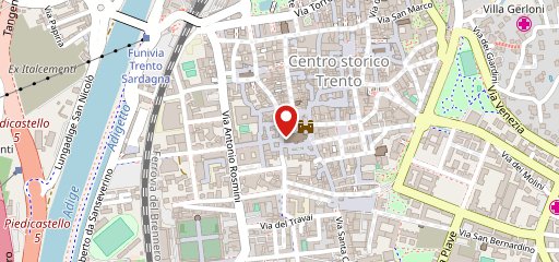 Osteria Te Ke Voi Trento sulla mappa