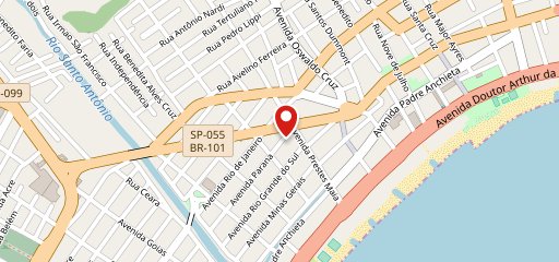 Teca Barone Pizzaria Esfiharia no mapa