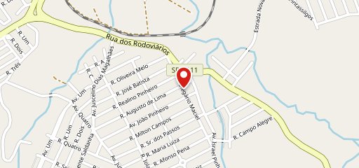 Tele pizza ideal no mapa