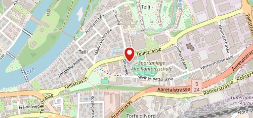 Pizzeria Telli-Pizza Kebab Pasta in Aarau sulla mappa