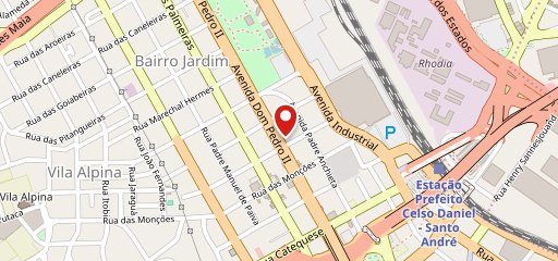 Tendall Grill - Santo André no mapa