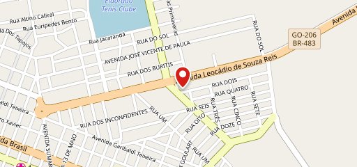 Terminal dos Trabalhadores no mapa