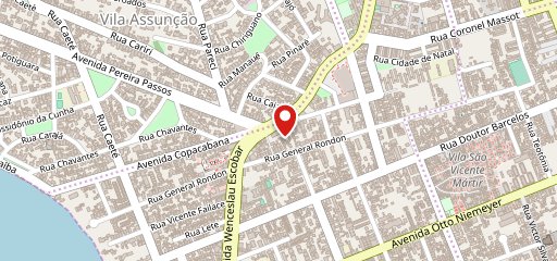 Terraço Bowling Bar Zona Sul no mapa