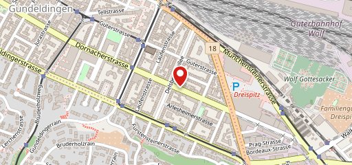 Thai Square 1 Delsbergerallee sulla mappa