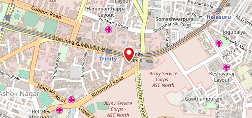 Dindigul Thalappakatti - MG Road on map