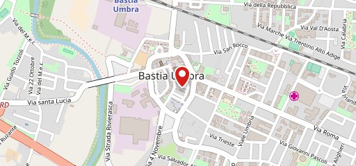 DATE social food Bastia Umbra sulla mappa