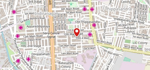 The Pizza Bakery - Indiranagar on map