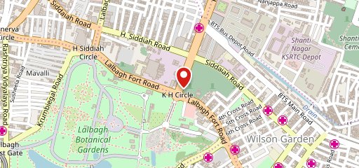 Bangalore Thindies on map