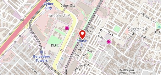 The Black wokk noodle bar and more on map