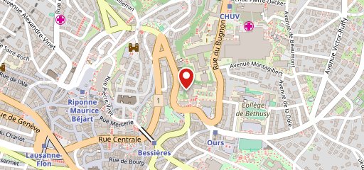 The Cabin - Bar & Grill Lausanne sulla mappa