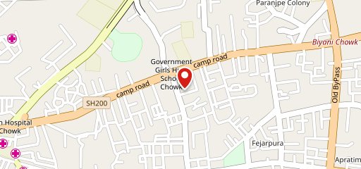 The cafe olive on map