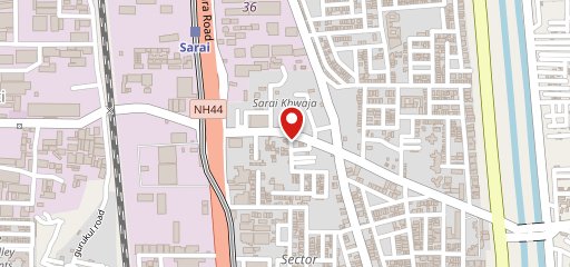 The cake shop Faridabad on map