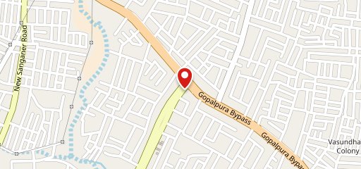 The Crust Eggless Bakery - Gopalpura, Jaipur on map