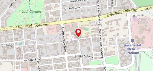 The Deck india habitat centre on map