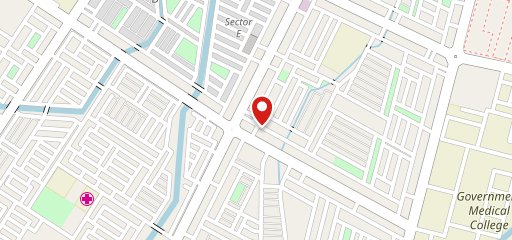 The food Restaurant on map