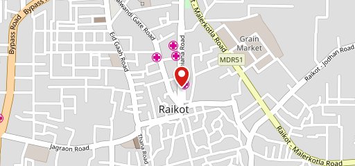 The Frackers Raikot - Crispy Chicken Restaurant in Raikot, Sandwich Restaurant in Raikot, Best Pizza Restaurant in Raikot on map