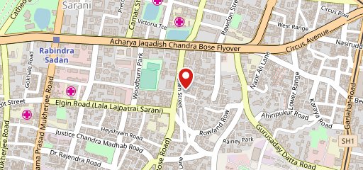 Unibic French Loaf Bakery and Cafe Cake Shop in Sarat Bose Road Kolkata on map