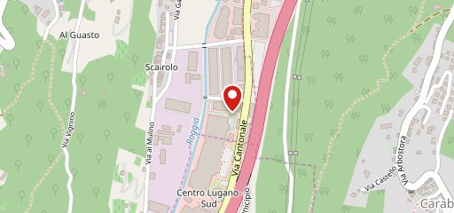 The garden cafè Montagnola sulla mappa