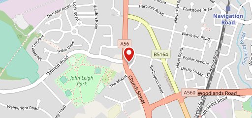 George & Dragon Table Table on map