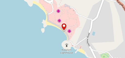 Waves Restaurant and the german bakery on map