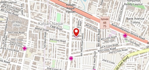 Cafe Nukkad - Kalyan Nagar Bangalore on map