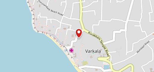 The Pani Puri Hub Varkala on map