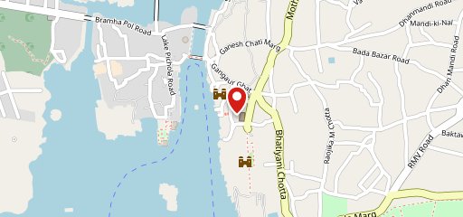 The Peacock - Lake View Cafe & Restaurant in Udaipur on map