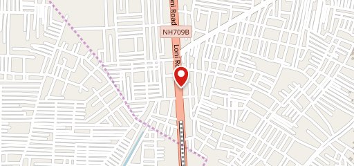 The pizza point on map