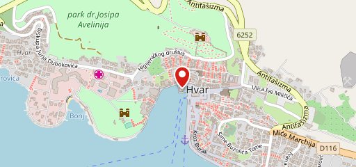 Seven Hvar sulla mappa