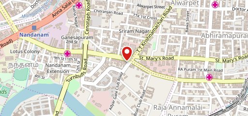 The Residency on map