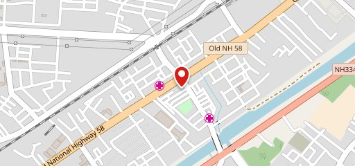 The royal fastfood on map